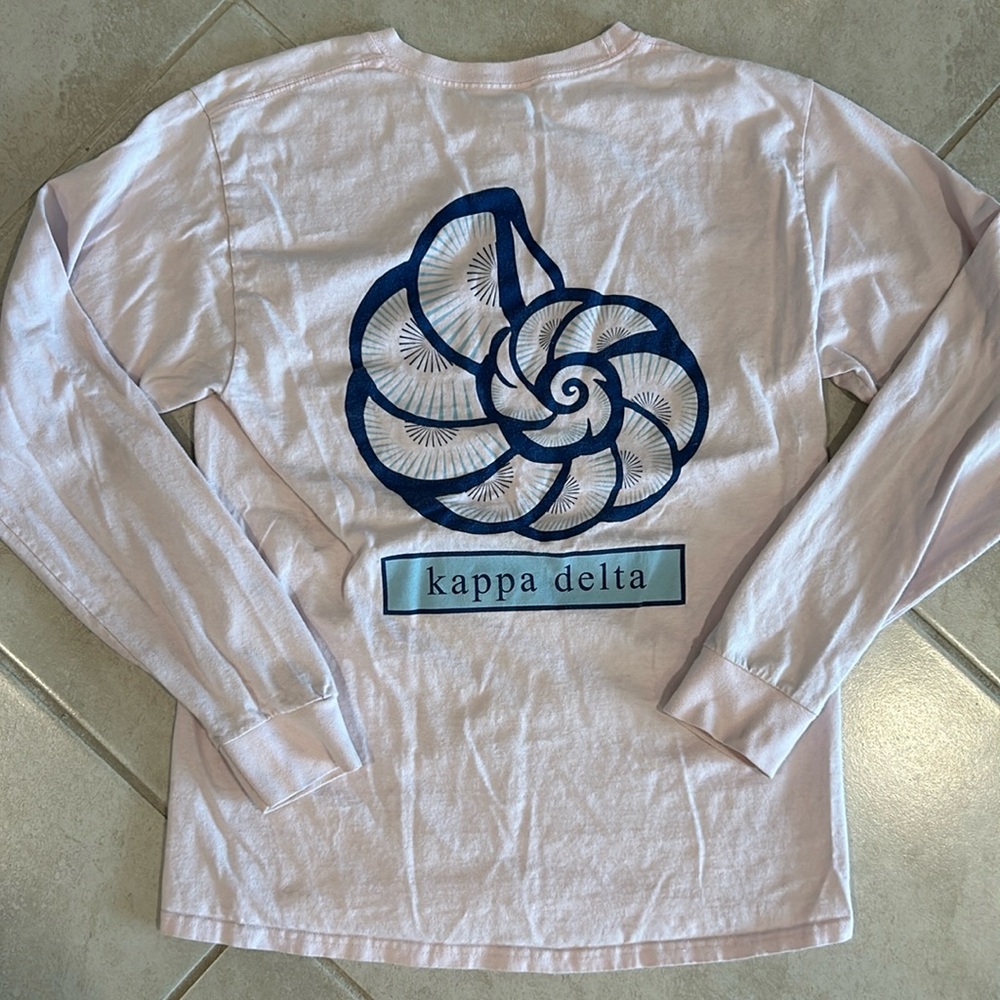 Kappa delta pink nautilus long sleeve